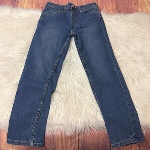 H&M Slim Straight Stretch Jeans in Blue Denim - Boys Size 8